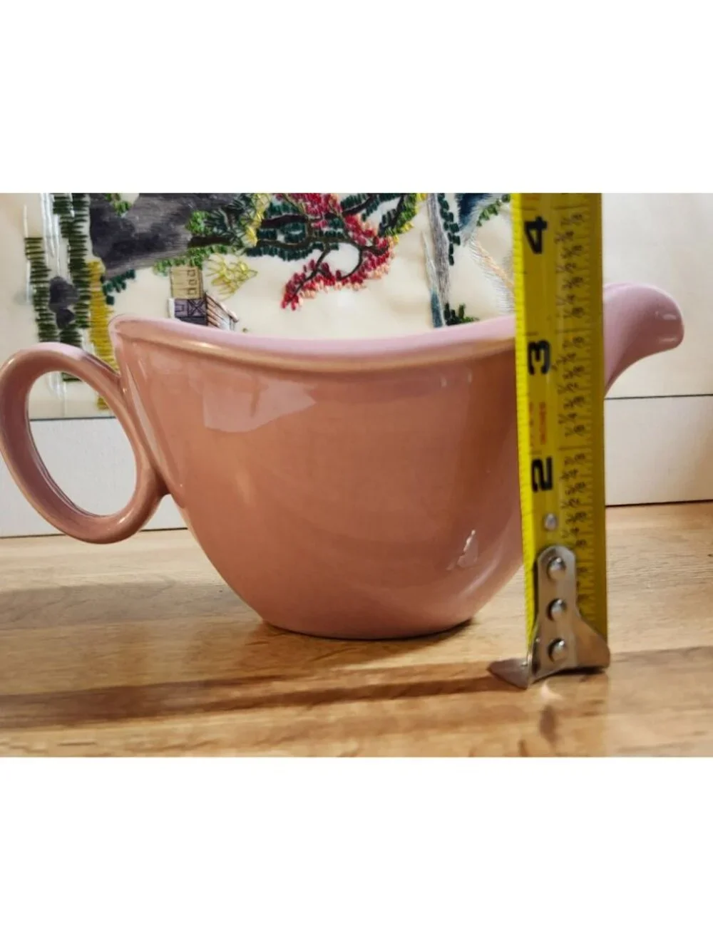 Vintage Epicure Dawn Pink Homer Laughlin MCM Gravy Boat Pitcher Creamer